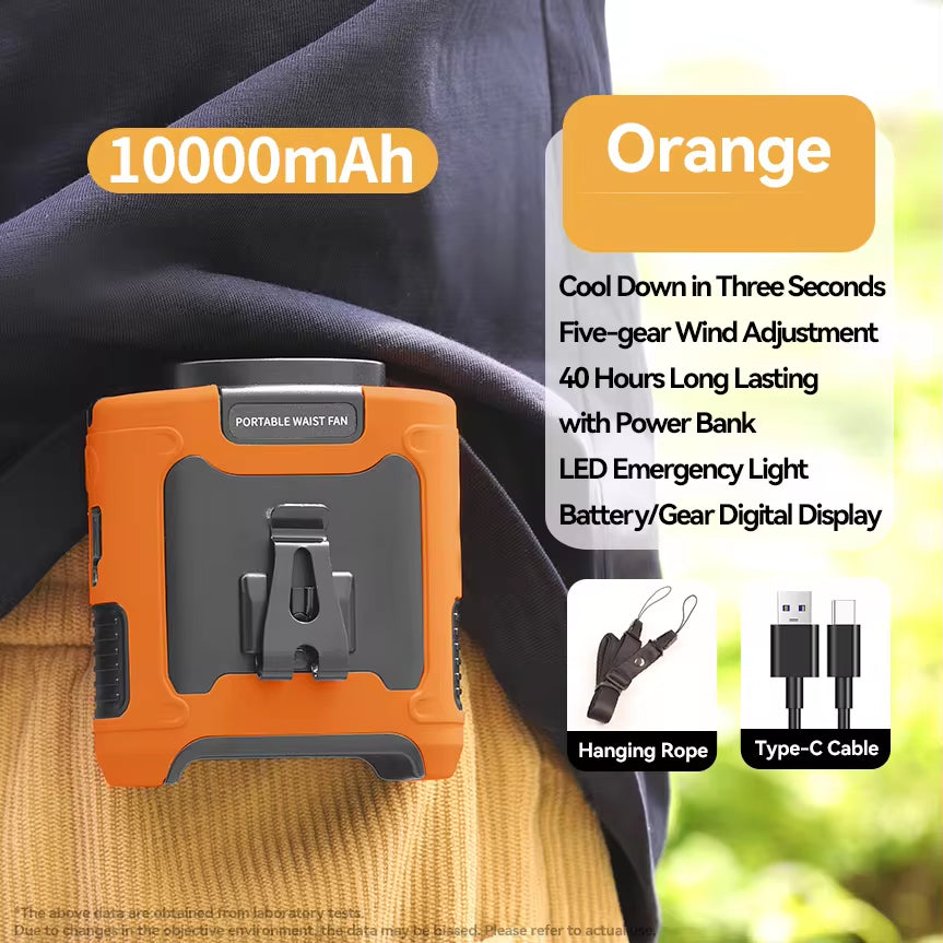 Outdoor Portable Waist Fan