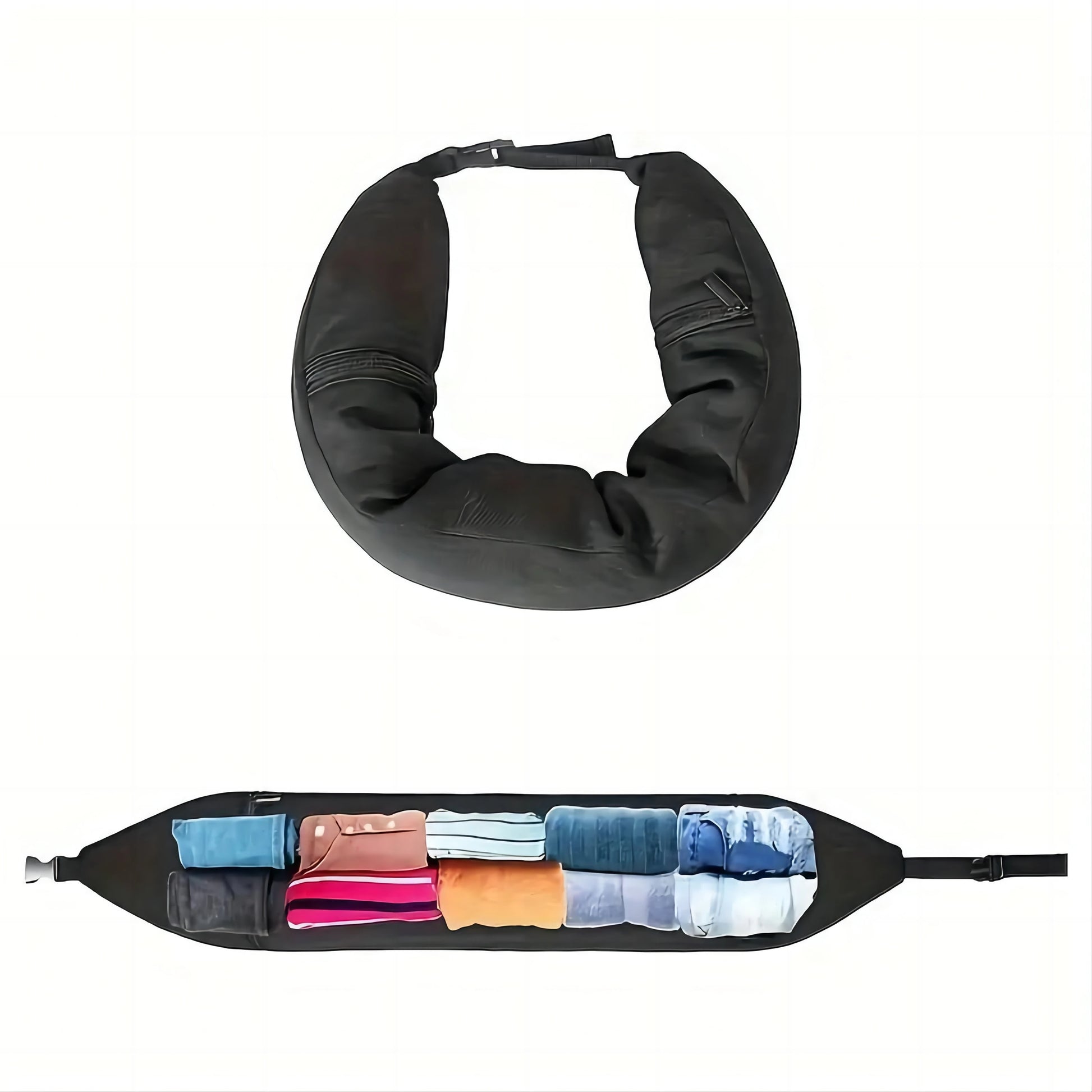 Multifunctional Neck Pillow Crossbody Bag