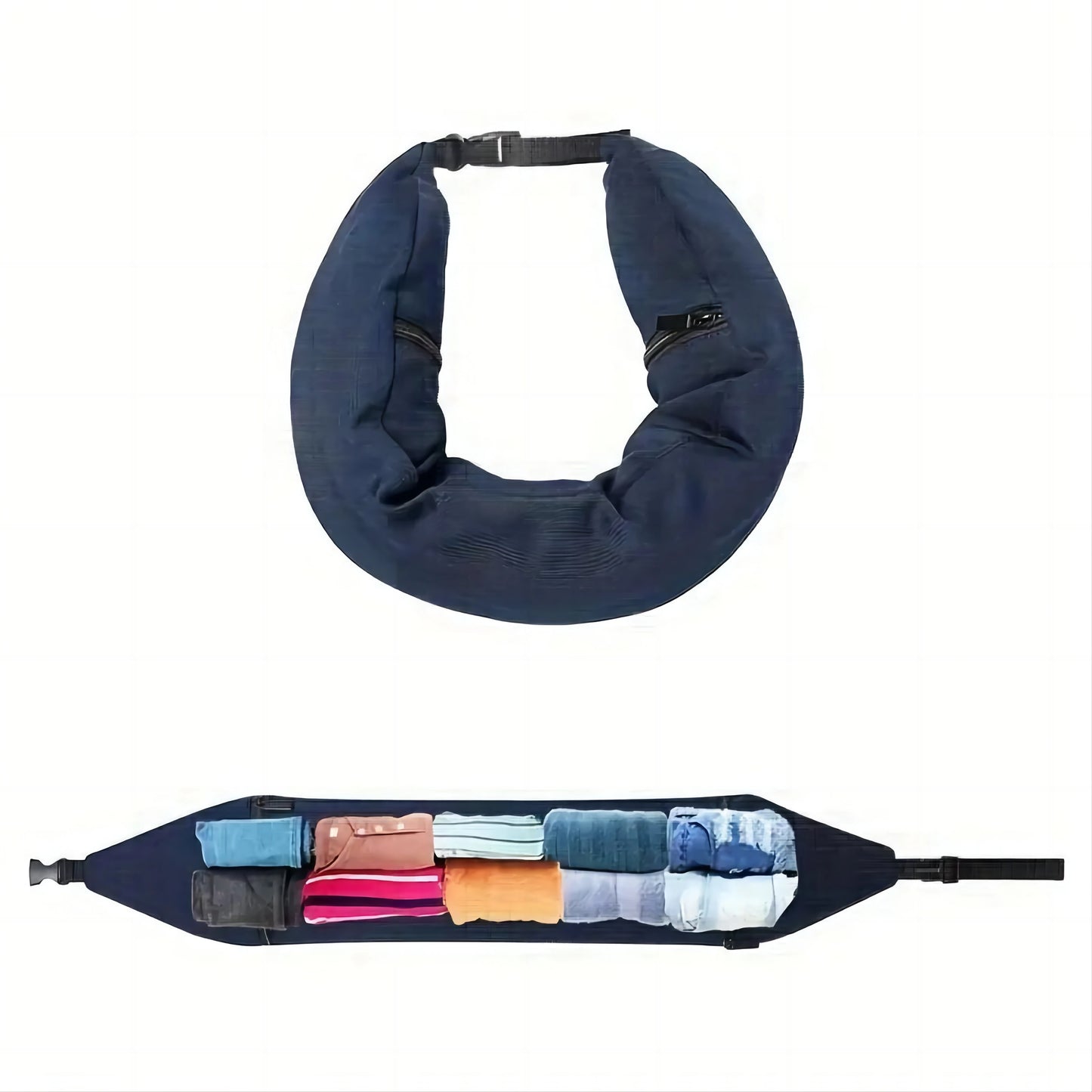 Multifunctional Neck Pillow Crossbody Bag