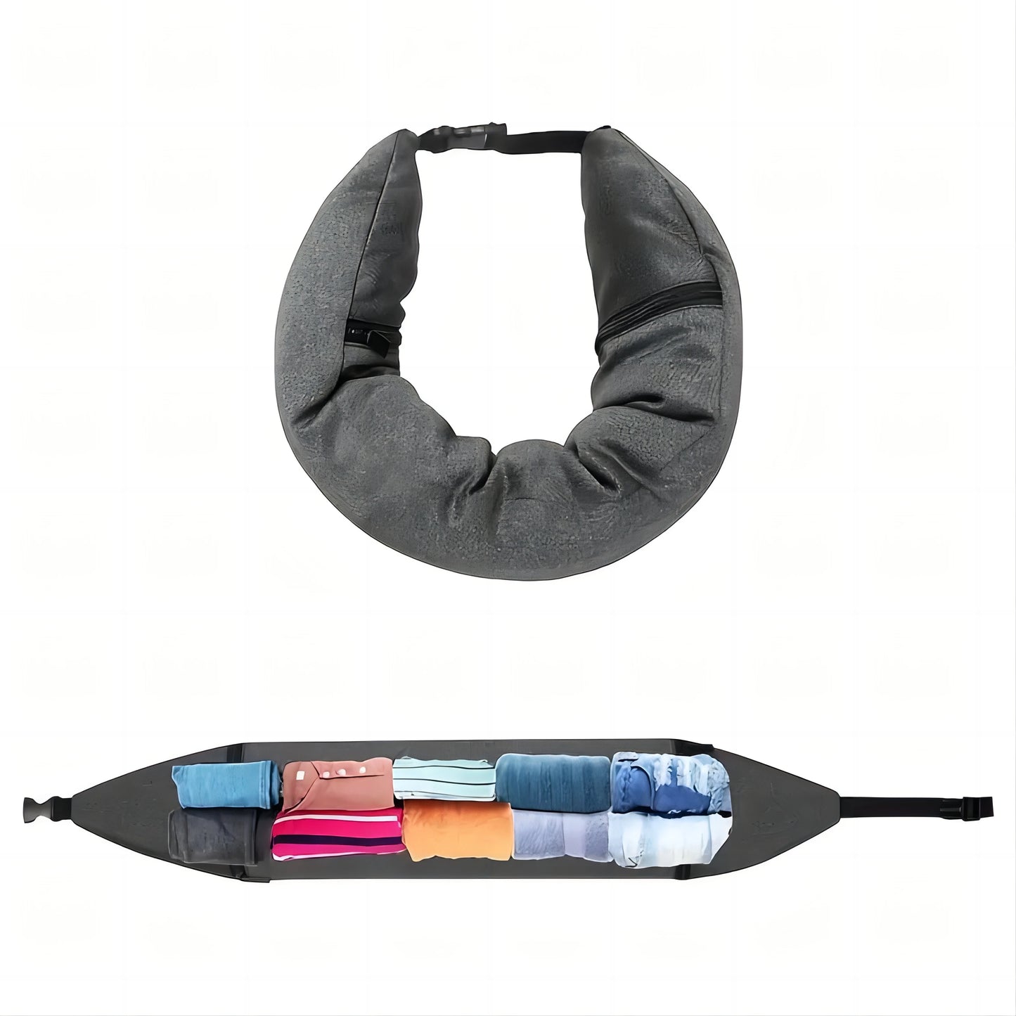 Multifunctional Neck Pillow Crossbody Bag