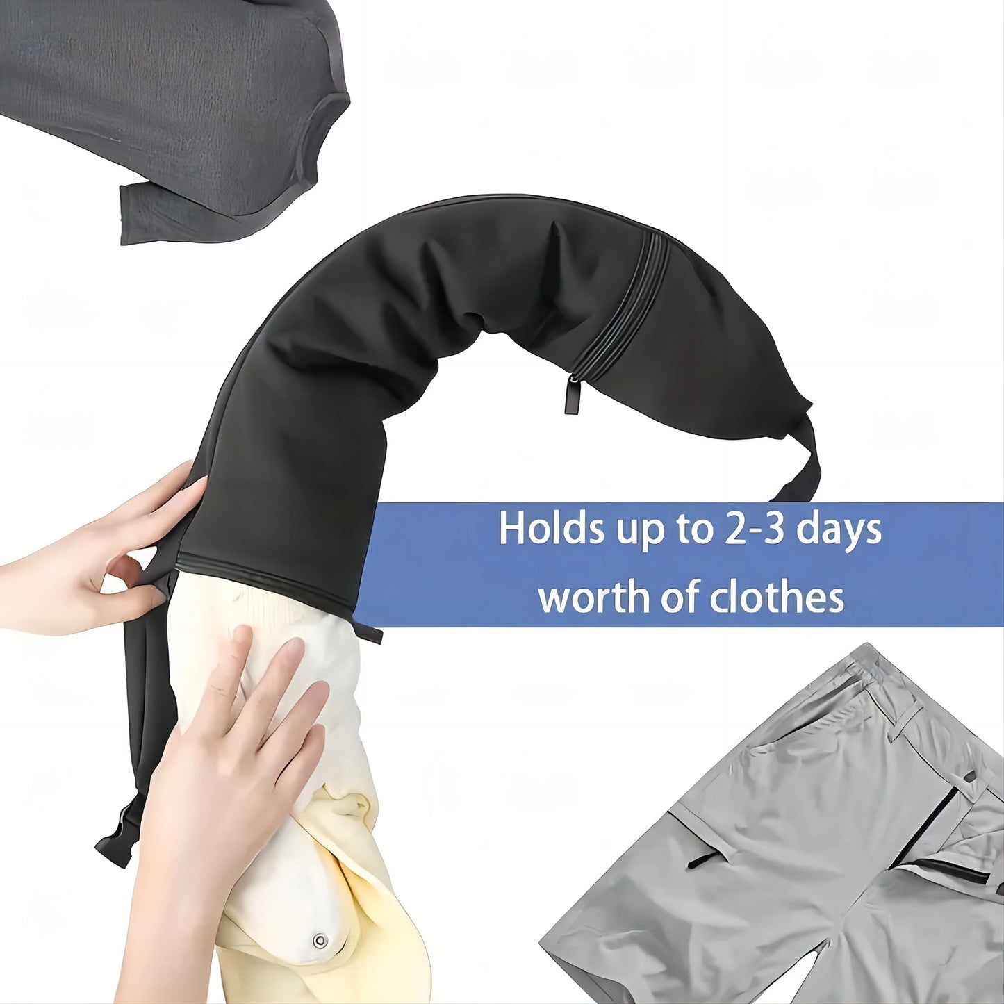 Multifunctional Neck Pillow Crossbody Bag