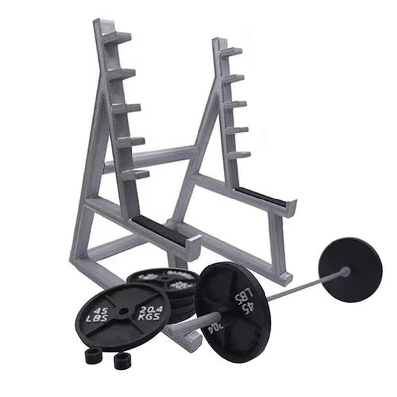  Barbell Design Squat Rack Pen Stand Holder 