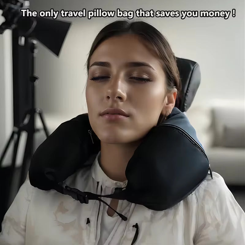 Multifunctional Neck Pillow Crossbody Bag